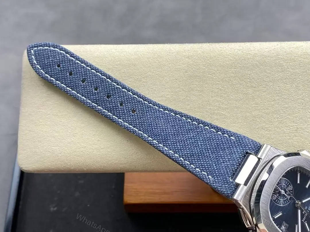 View 8 of Super Clone Replica Denim Patek Philippe Nautilus 5980/60G – 2024