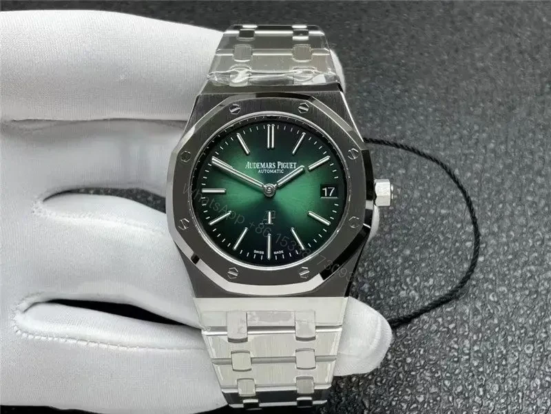 View 3 of Replica Audemars Piguet Royal Oak Green Watch