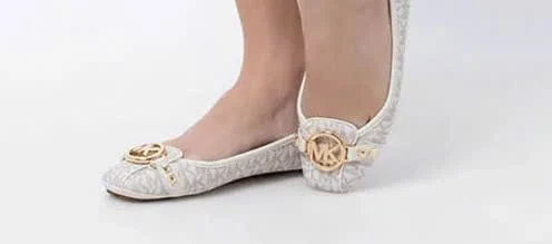 View 2 of FIRST COPY MICHAEL KORS ballerina White