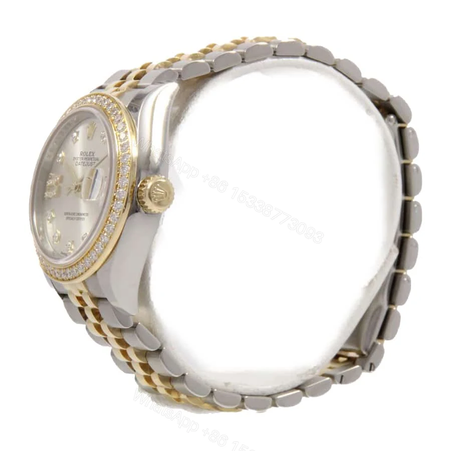 View 2 of Rolex Lady-Datejust 28 279383RBR-0003 Super Clone : Two-Tone Diamond Champagne Dial