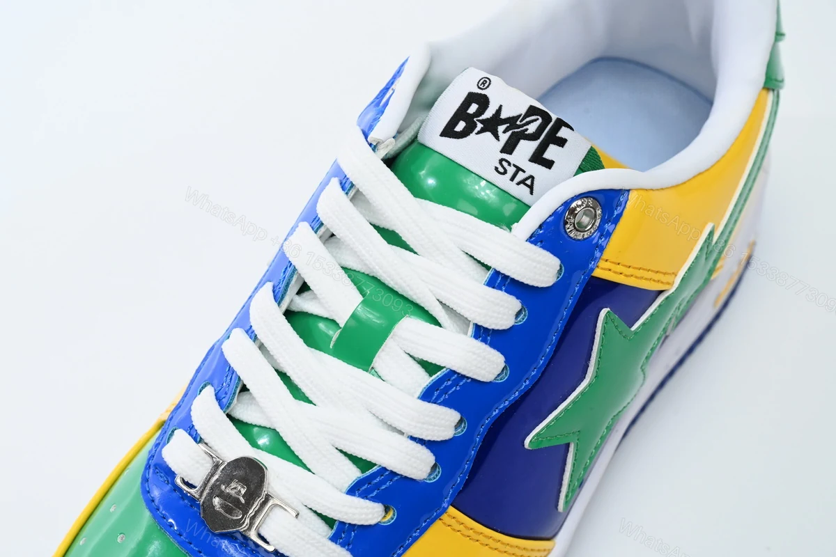 View 7 of Cheap Fake Bape Sta Low Black Yellow Green Orchid 1180 191 004 A