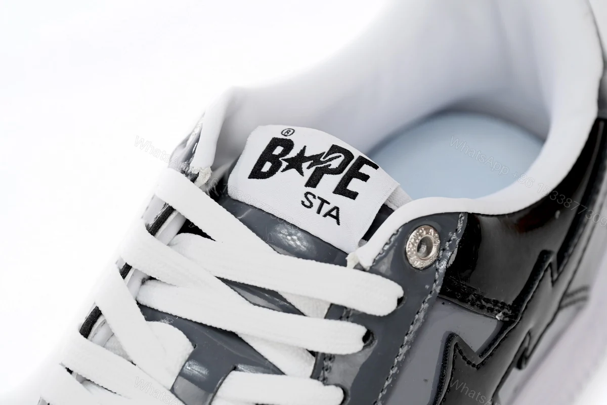 View 5 of Cheap Fake BapeSta Low Black Grey Baolan 1H20 191 046