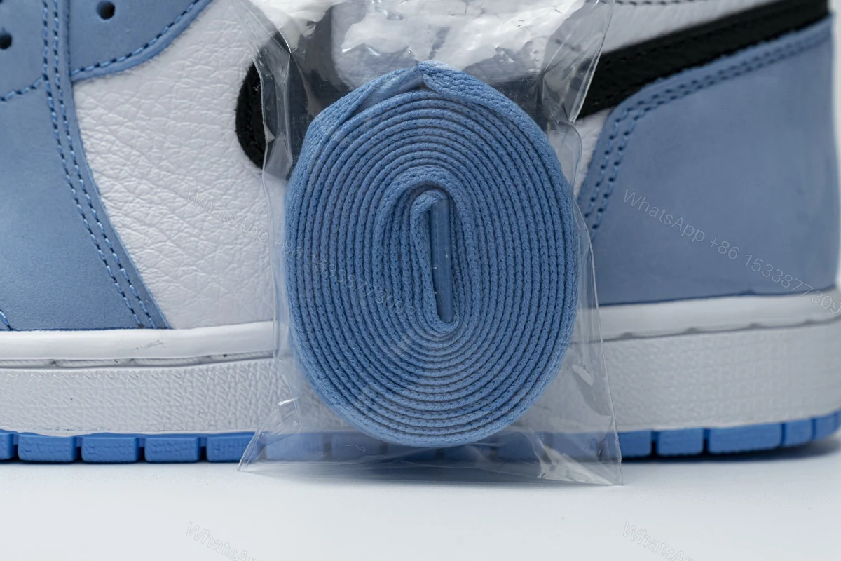 View 4 of Air Jordan 1 Retro High White University Blue Black 555088-134(High quality)