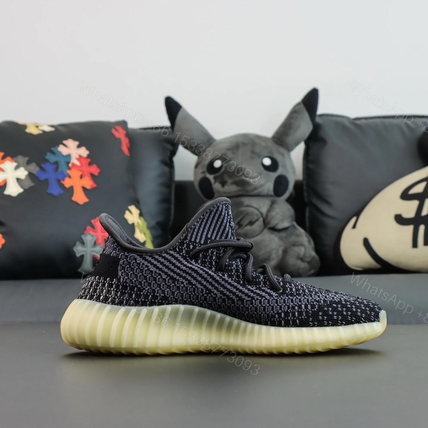 View 2 of Yeezy Boost 350 V2 Carbon Replicas