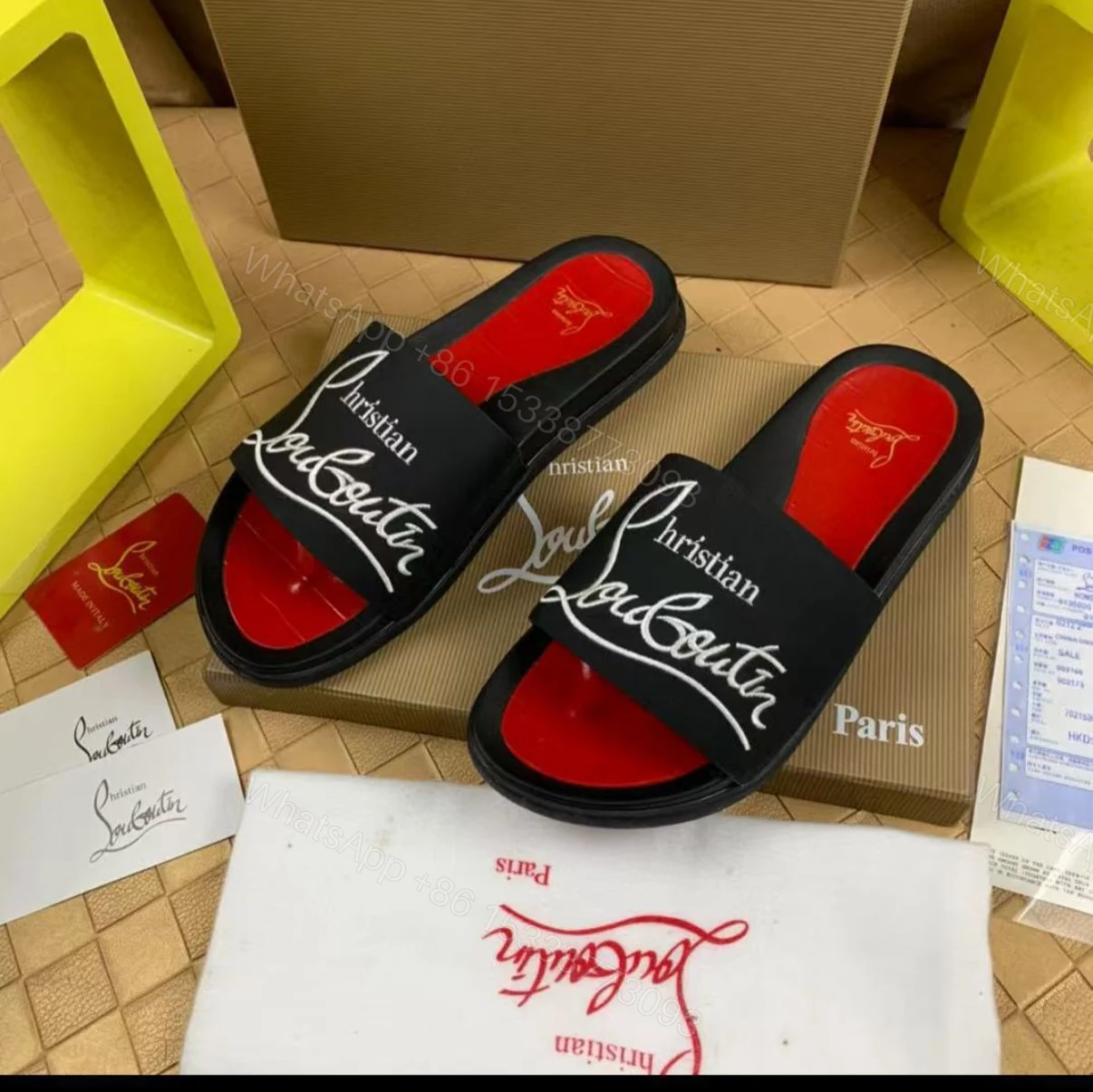 View 2 of FIRST COPY Christian Louboutin Slides