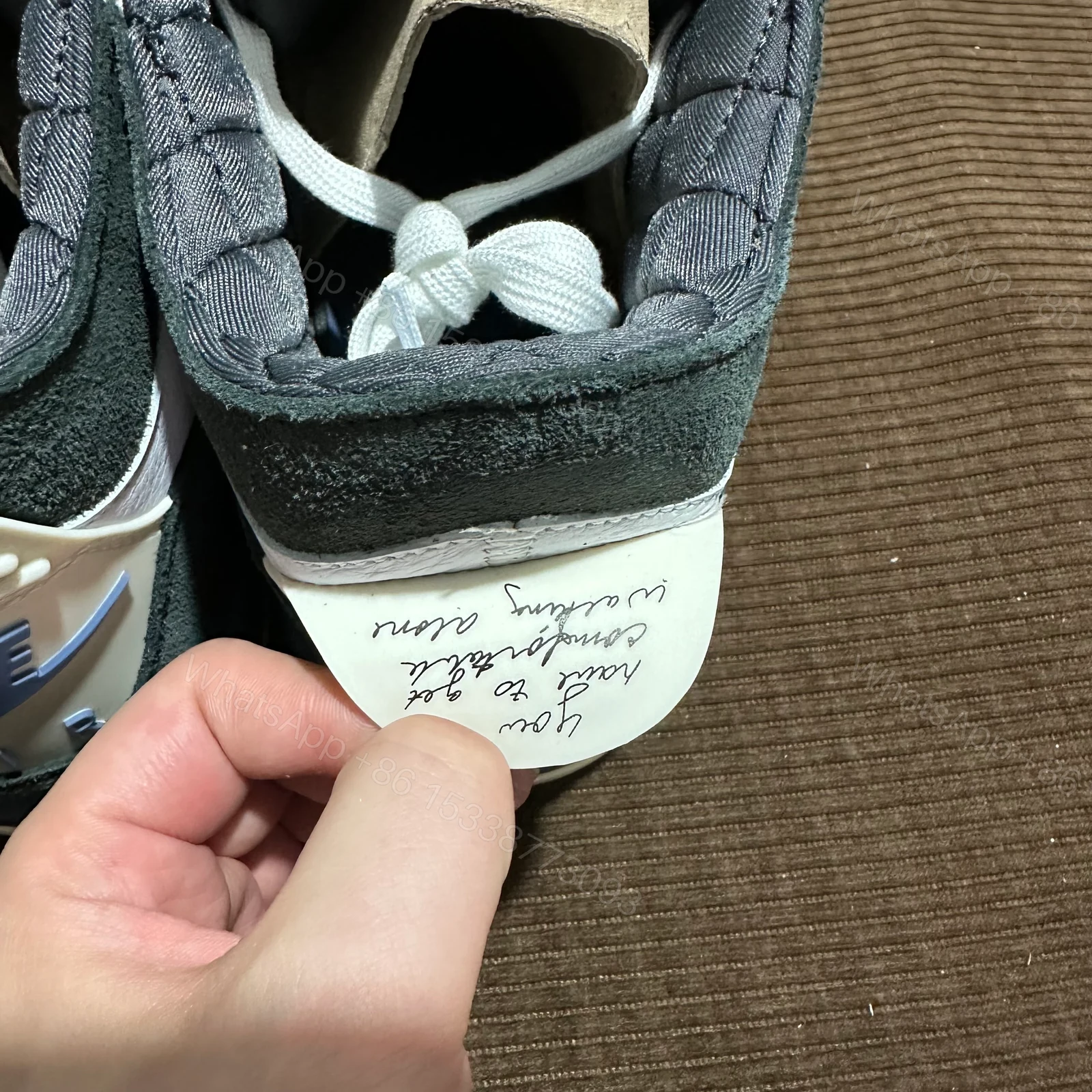 View 13 of Jordan 3 Retro OG SP A Ma Maniére Diffused Blue