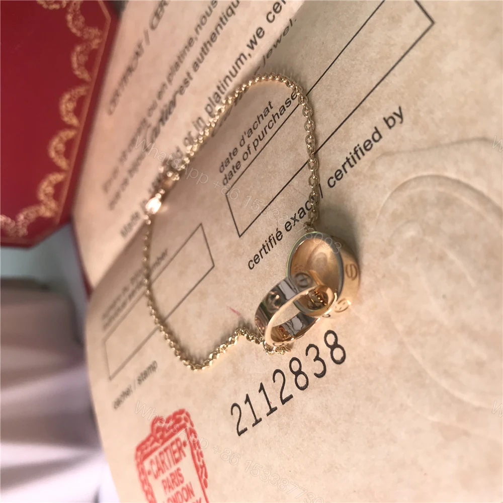 Inspired Cartier Love Link Bracelet Yellow Gold B6027100 — view 1