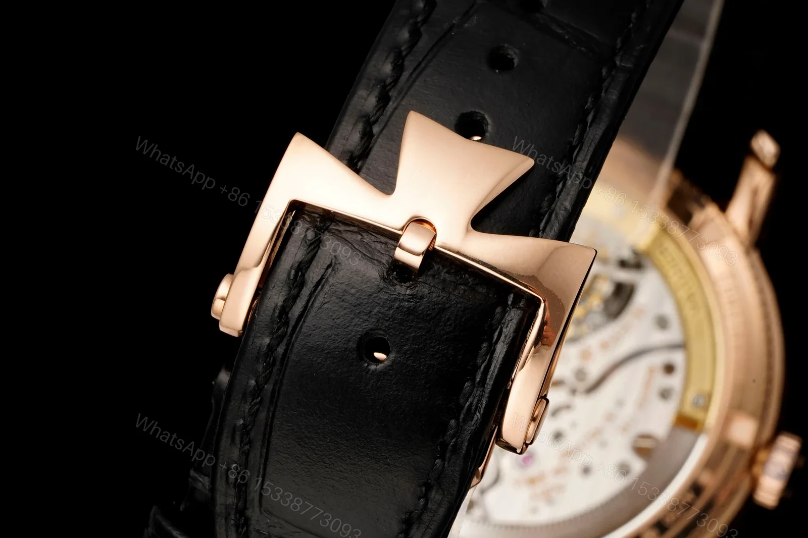 View 6 of Vacheron Constantin Traditionnelle Tourbillon Phoenix and the Dragon Pink Gold Black Dial 6040T/000R-B961