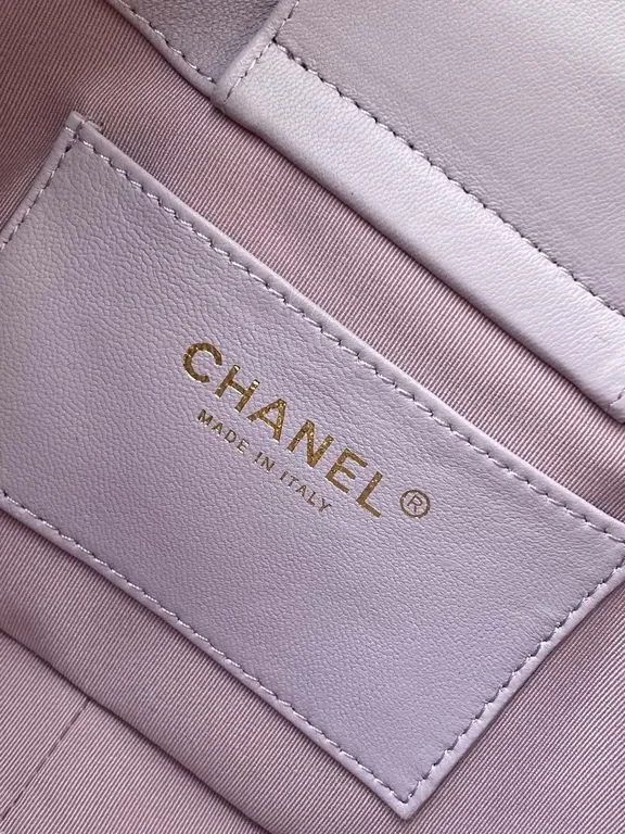 View 2 of Lavender Quilted Chain Bag: Luxurious Everyday Chic