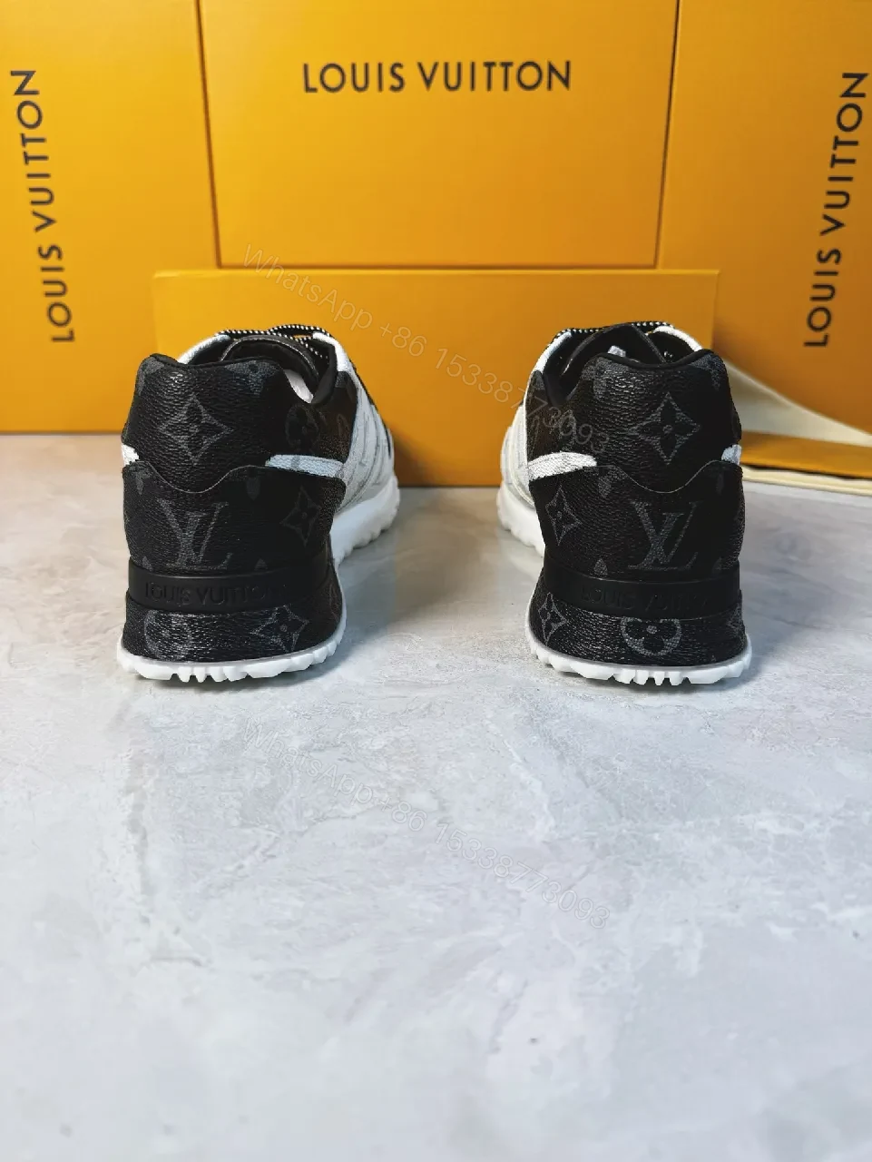View 6 of Monochrome Wave Runner: Luxe Monogram Sneaker, All-Day Comfort
