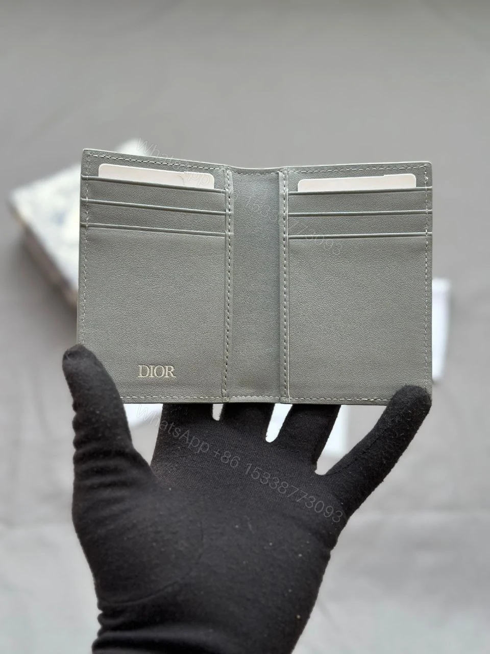 View 3 of DIOR MEN 2021 Diamond Canvas Bifold Wallet