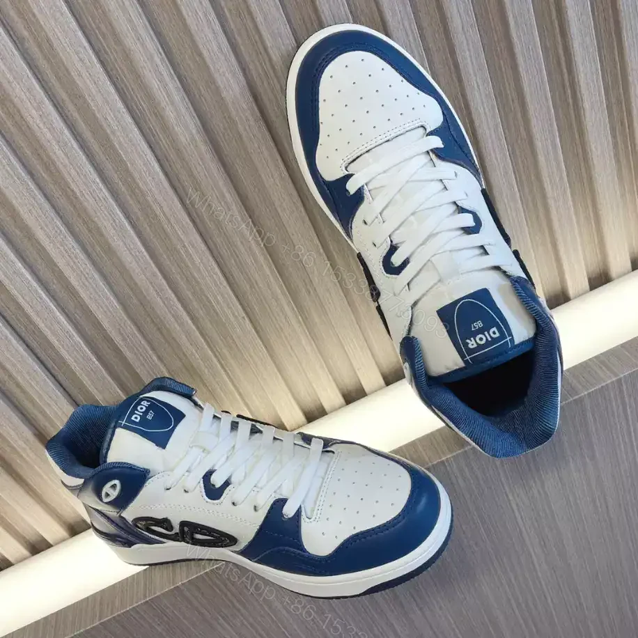 View 5 of B57 MID-TOP SNEAKER DIOR OBLIQUE JACQUARD – CD123