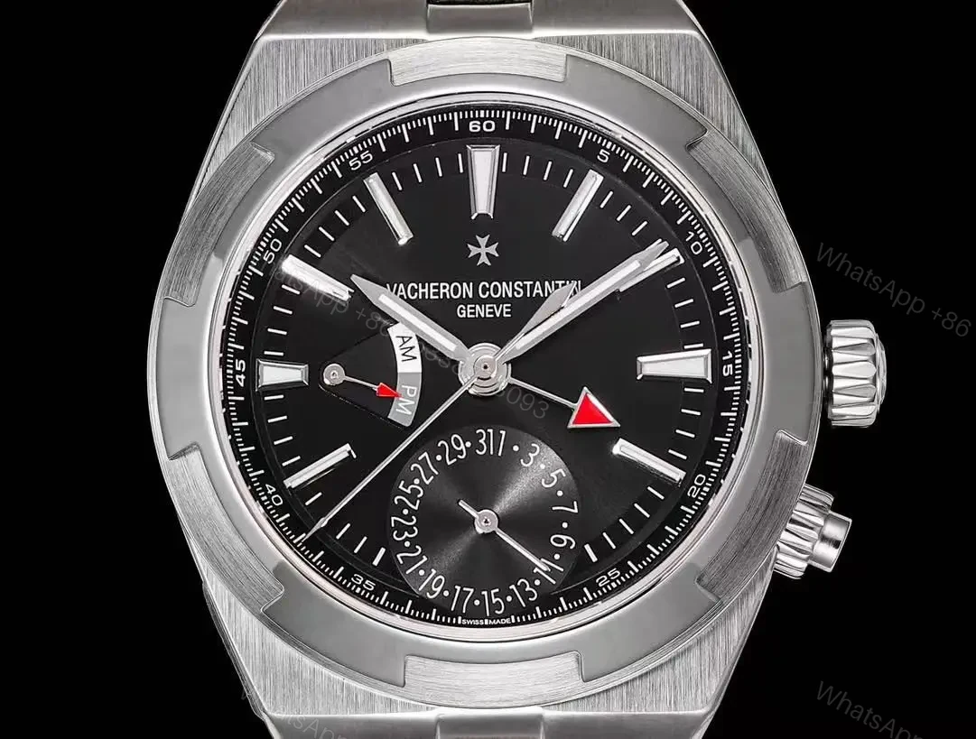 View 2 of Replica vacheron constantin Overseas dual time 41 mm Stainless steel