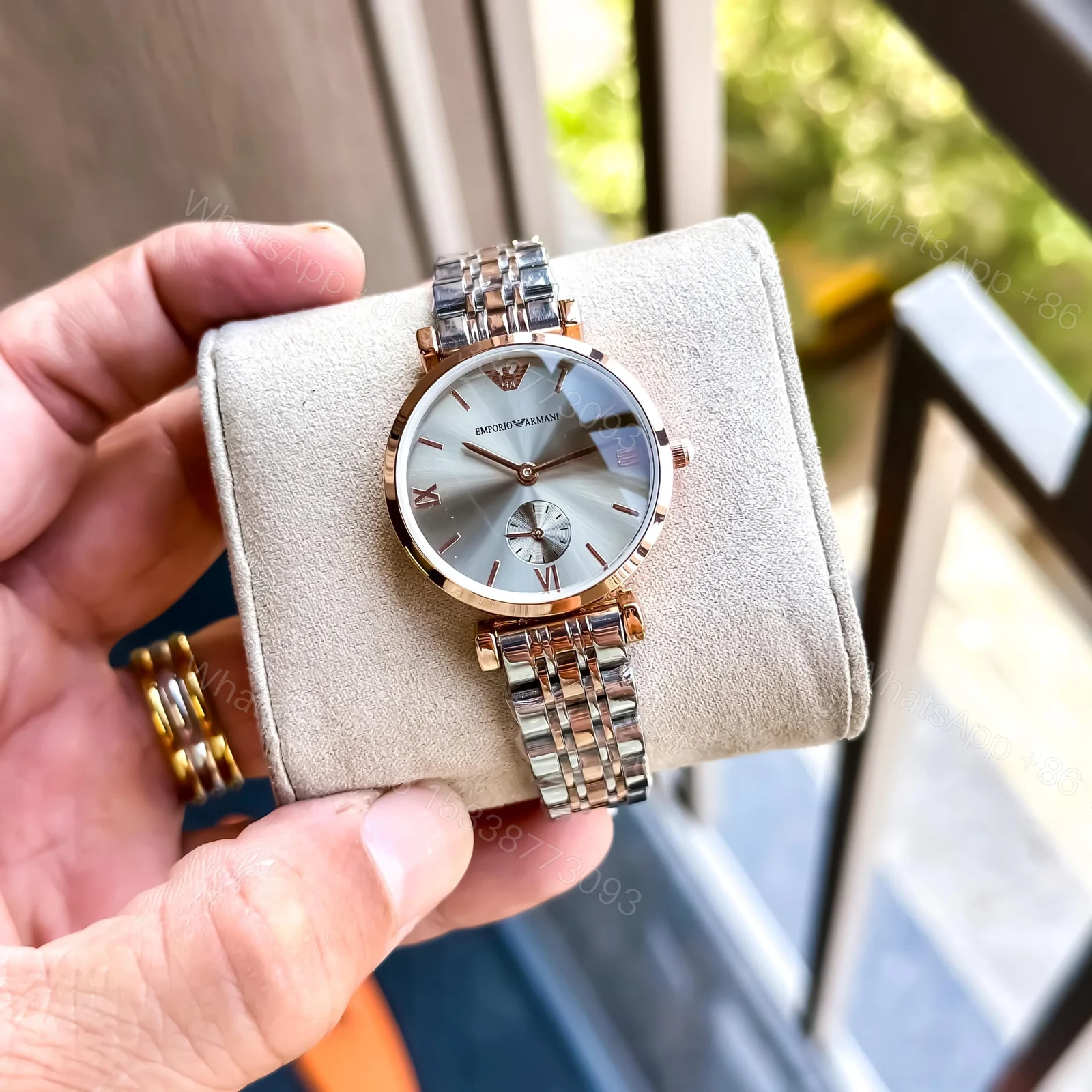Emporio Armani Slim Quartz Chronograph — view 1
