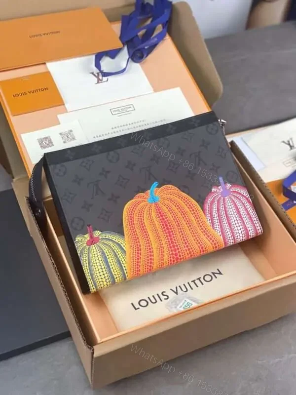 Louis Vuitton LV Pochette Clutch Bag Pumpkin Pattern 26cm — view 1