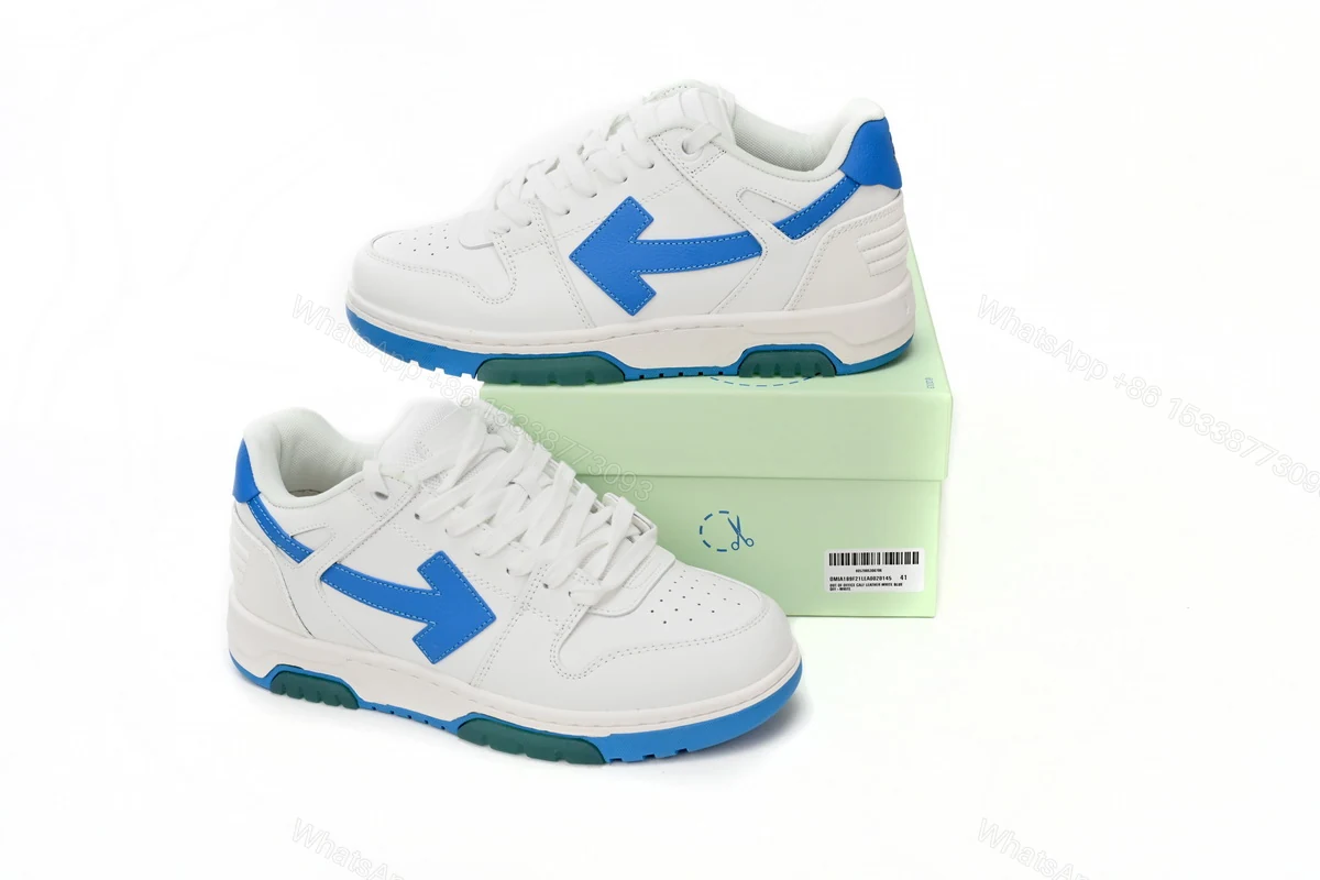 OFF-WHITE Out Of Office White Lake Blue OMIA189 C99LEA00 20145 — view 2