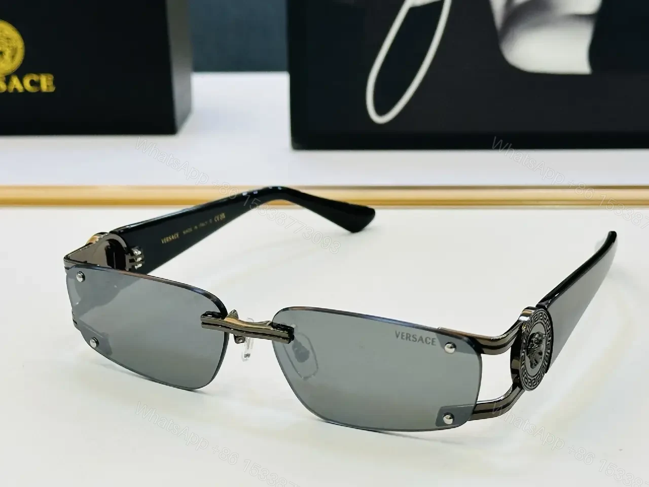 Rimless Shield Sunglasses: Modern Luxe, Subtle Attitude — view 1