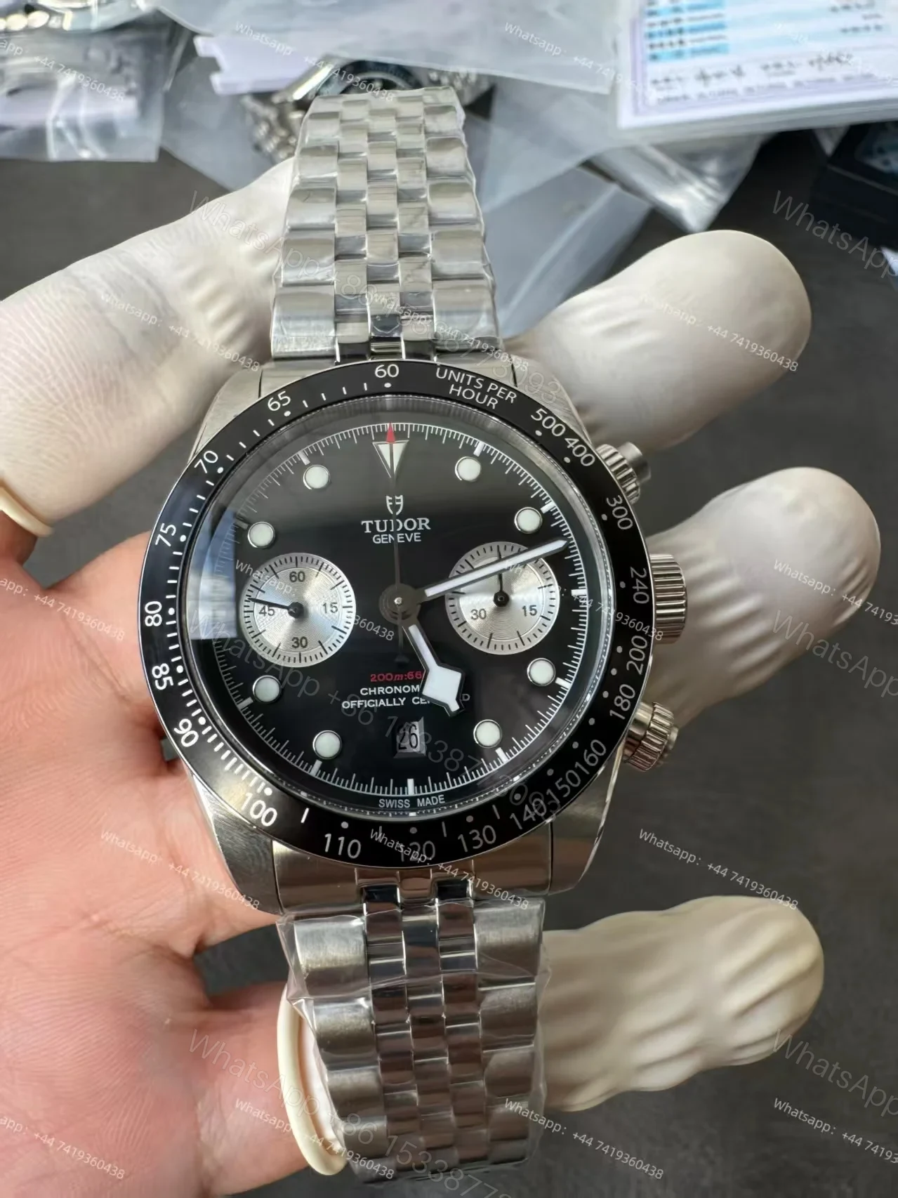 View 10 of Tudor Super Clone Black Bay Chronograph M79360N-0013 Black Dial