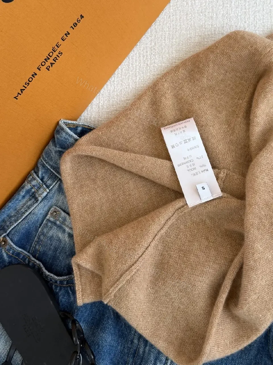View 6 of Textured Knit Tee: Premium Casual Luxe, Blur Logo Update