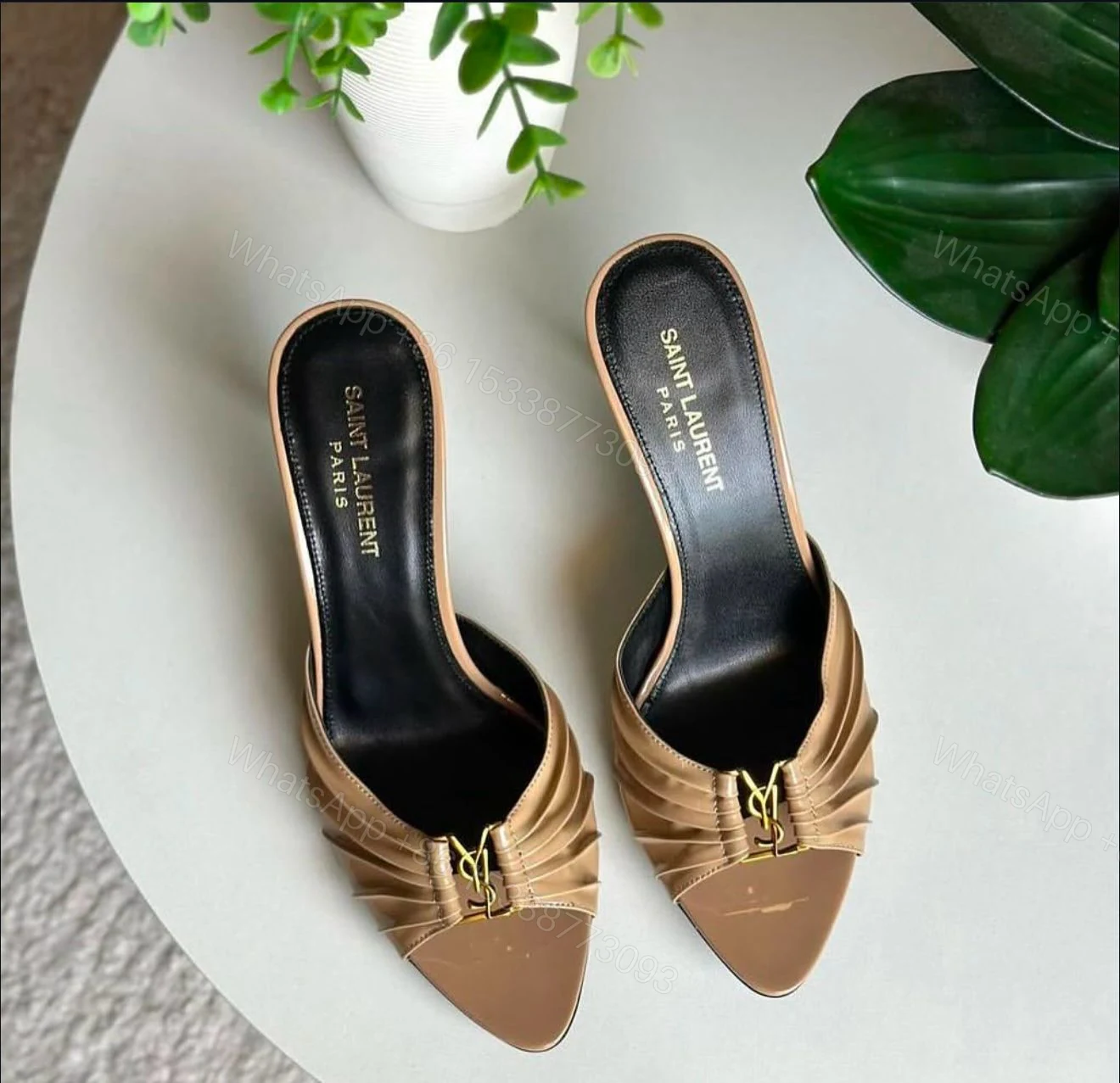 View 2 of BUY FIRST COPY YSL LUXURY SUMMER WEAR HEELS FOR WOMEN