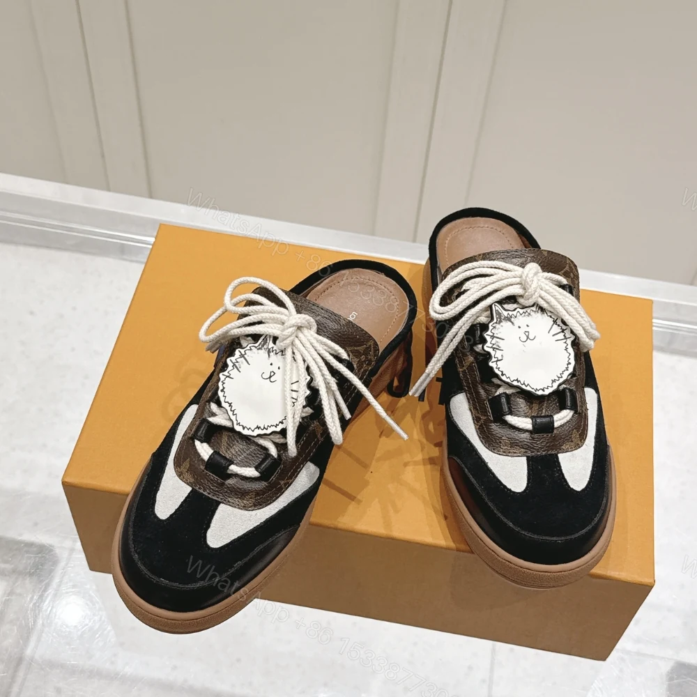View 3 of Louis Vuitton Lous Open Sneakers Black 1ABVQ9