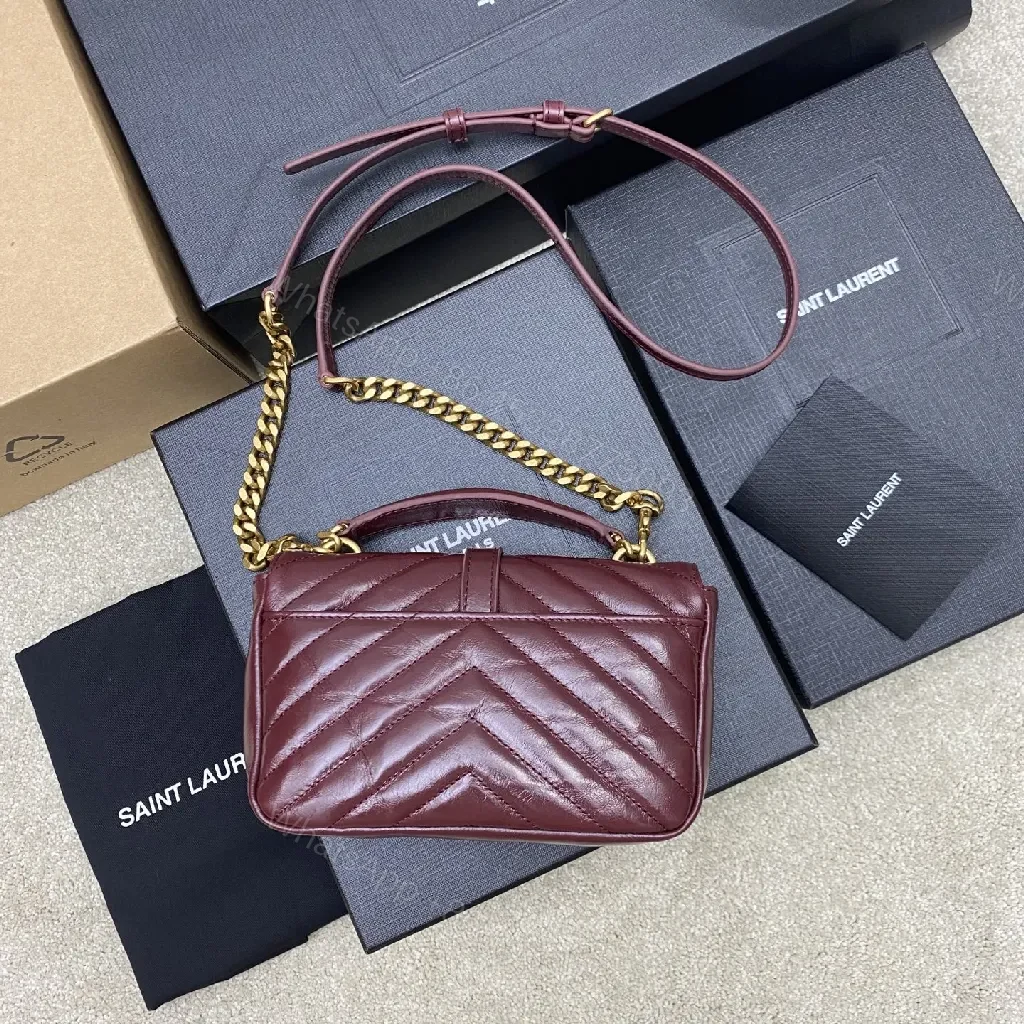 View 7 of Burgundy Quilted Satchel – Modern Luxury, All-Day Carry