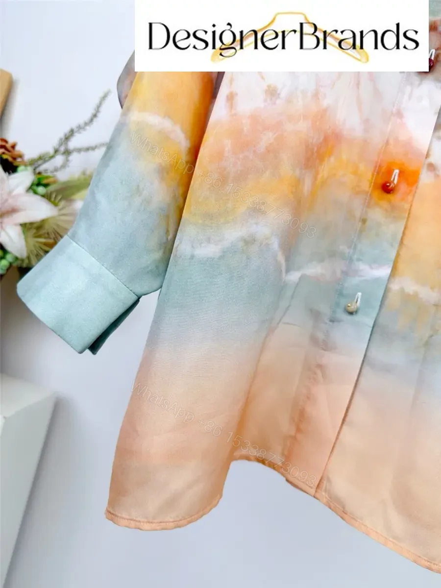 View 7 of Zimmermann Daylight Relaxed Silk Shirt