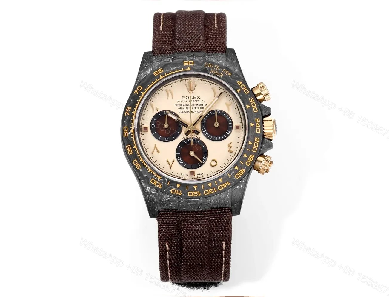 AR Factory Clean Factory ROLEX Daytona Carbon Fiber Custom Watch — view 1