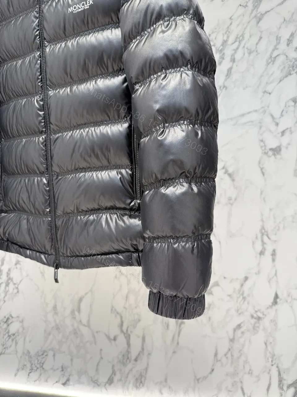 View 5 of Matte-Black Puffer: Luxe Everyday Jacket with Warmth
