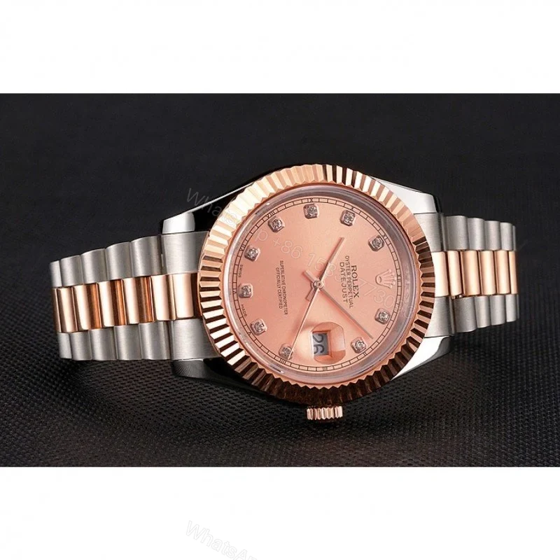 View 4 of Rolex Datejust Rose-Gold Dial REP016816 41 mm