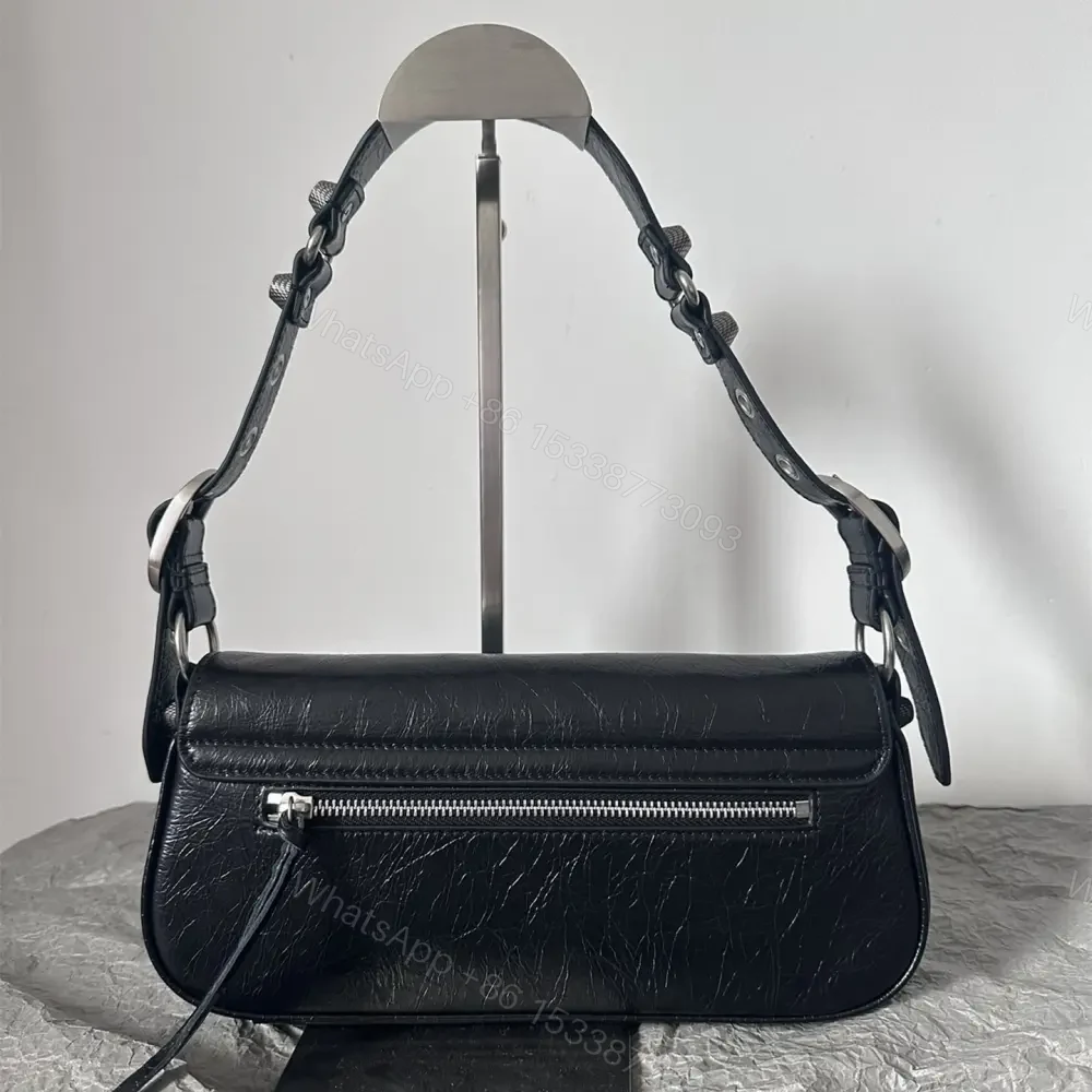 View 2 of 高仿Balenciaga*LeCagole2024新款法棍包黑色S