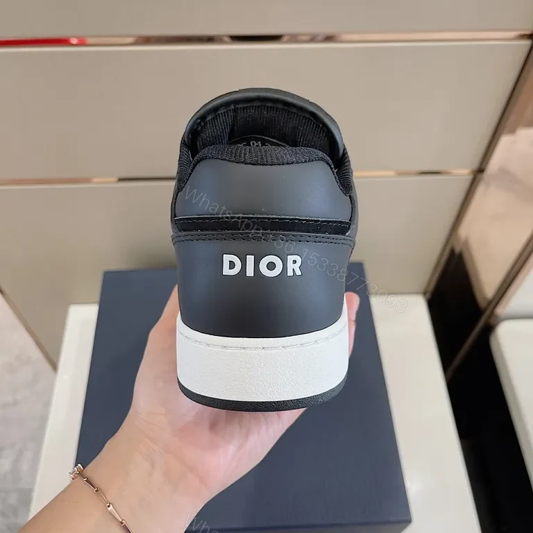 View 5 of Structured Leather Sneaker: Luxury Dior-Inspired Detail, Menâ€TMs
