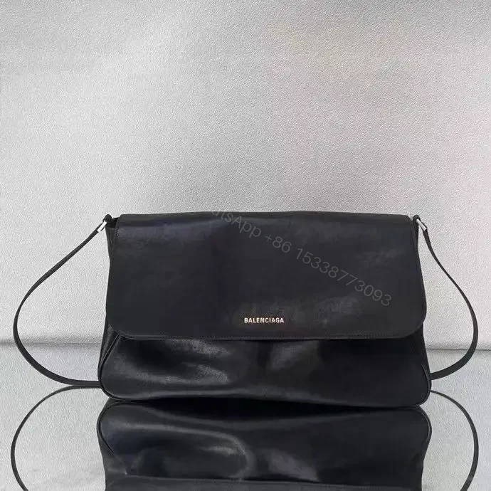 Minimalist Pleat Flap Crossbody — Sleek Everyday Luxury Bag — view 1