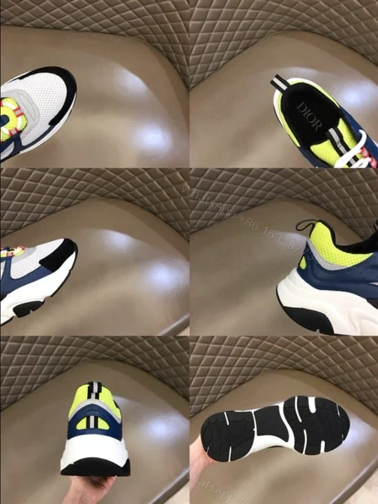 View 5 of B22 SNEAKER TECHNICAL MESH WITH AND CALFSKIN – CD102