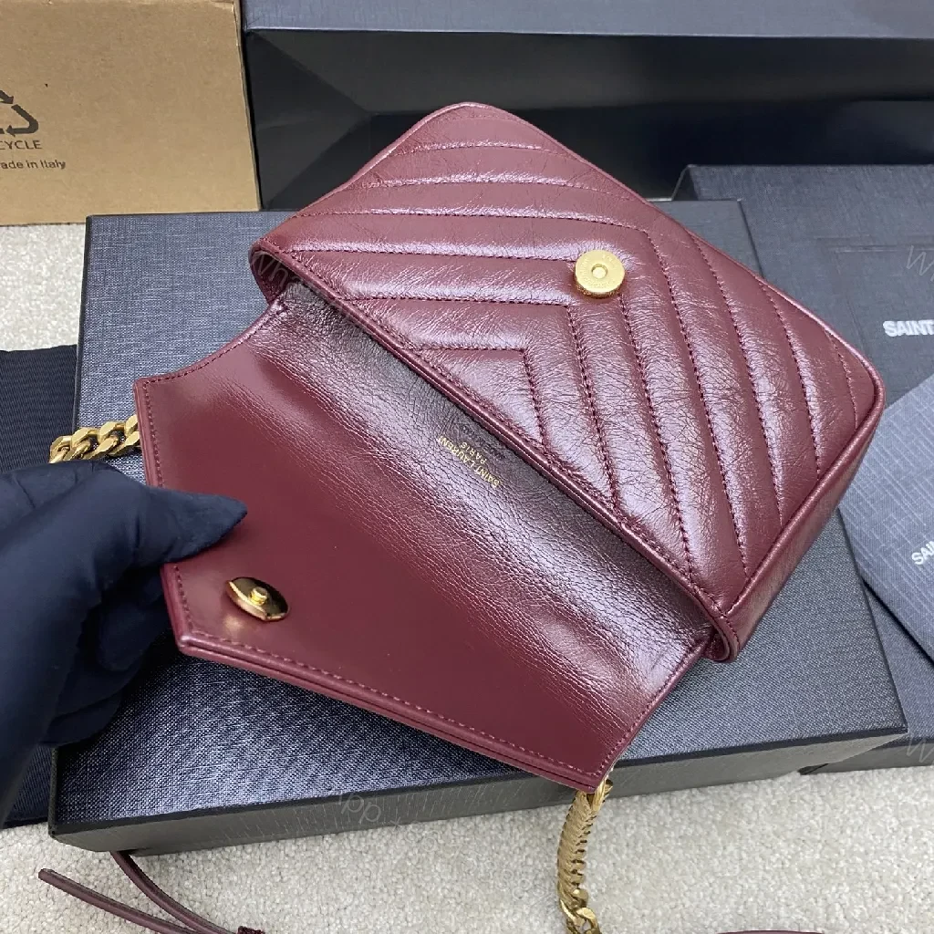 View 3 of Burgundy Quilted Satchel – Modern Luxury, All-Day Carry