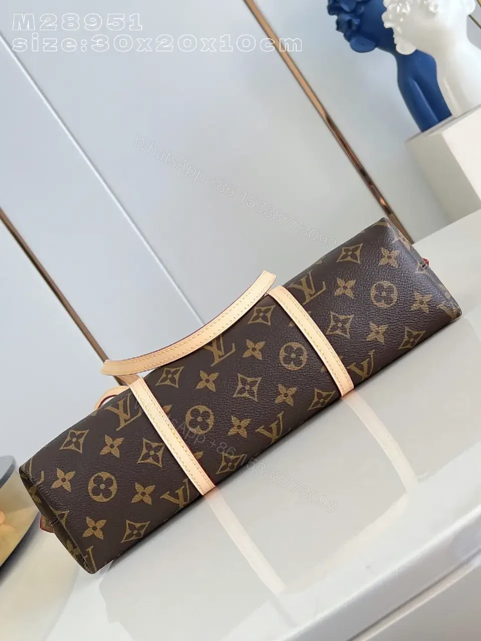 View 3 of Structured Monogram Satchel: Modern, Durable, Luxe-style Bag