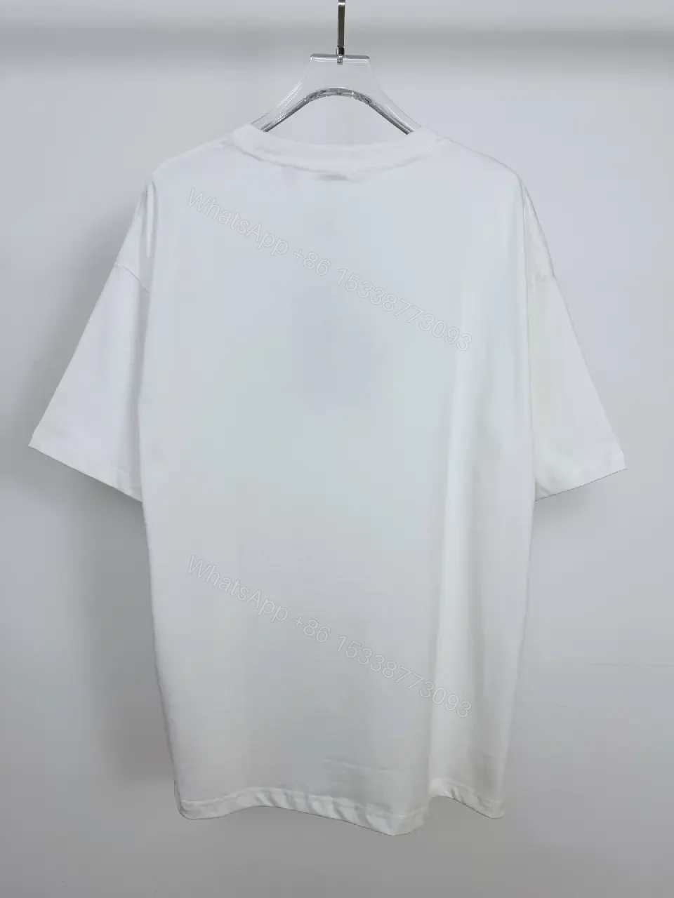 View 7 of White Cotton Graphic Tee: Modern Luxe Crewneck White Tee