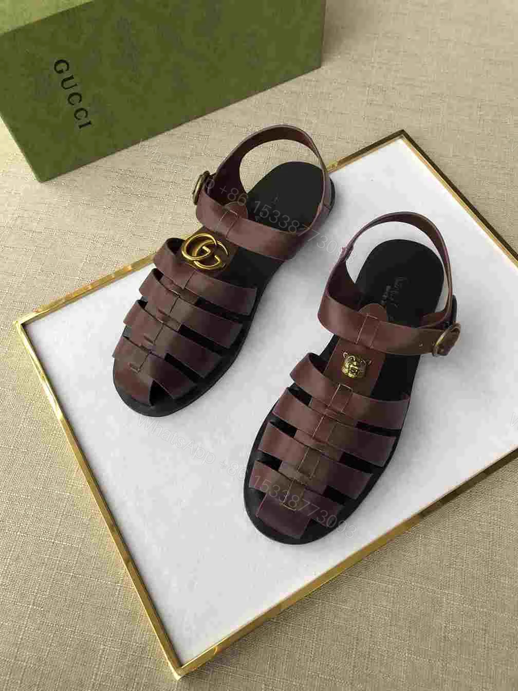 View 2 of GUCCI SANDAL WITH DOUBLE G – SDG007