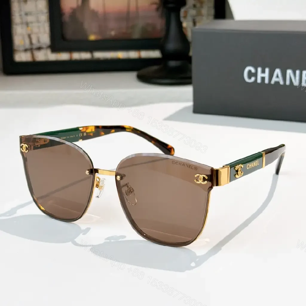 View 3 of Black Metal + Gold Accents Sunglasses – Modern Luxe, All-Day Comfort