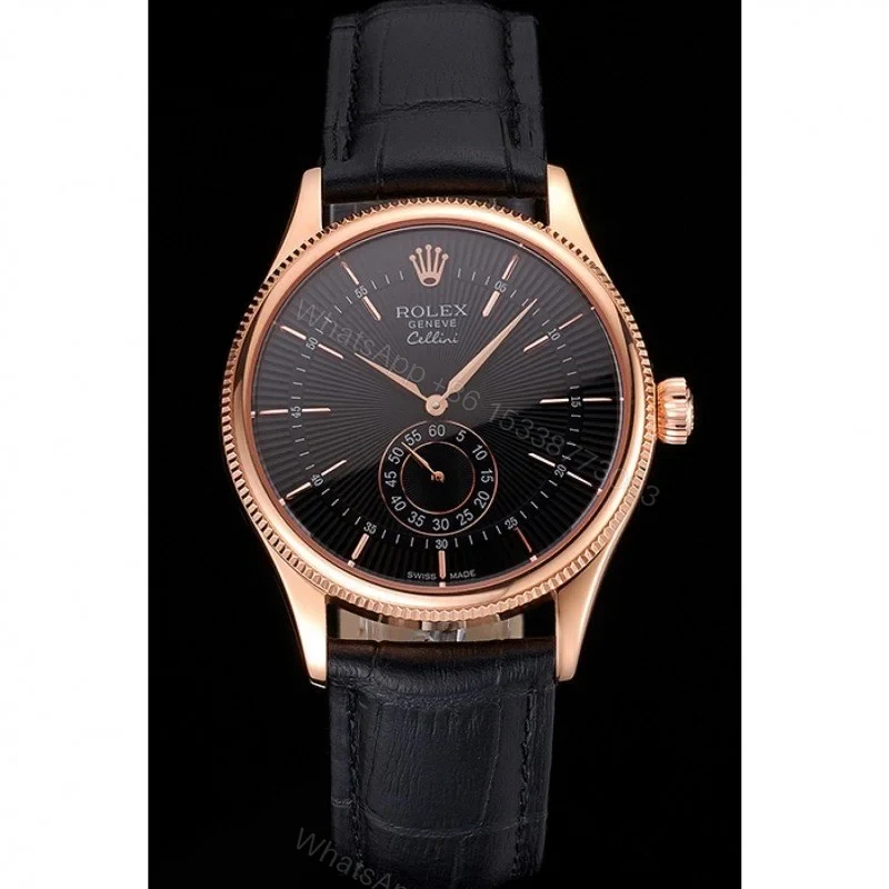 View 2 of Superclone Rolex Cellini Black Dial REP016792