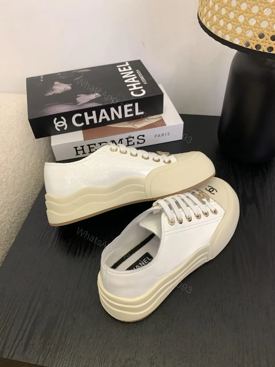 View 4 of Cream-White Leather Sneakers: Subtle Opulence, Everyday Luxury
