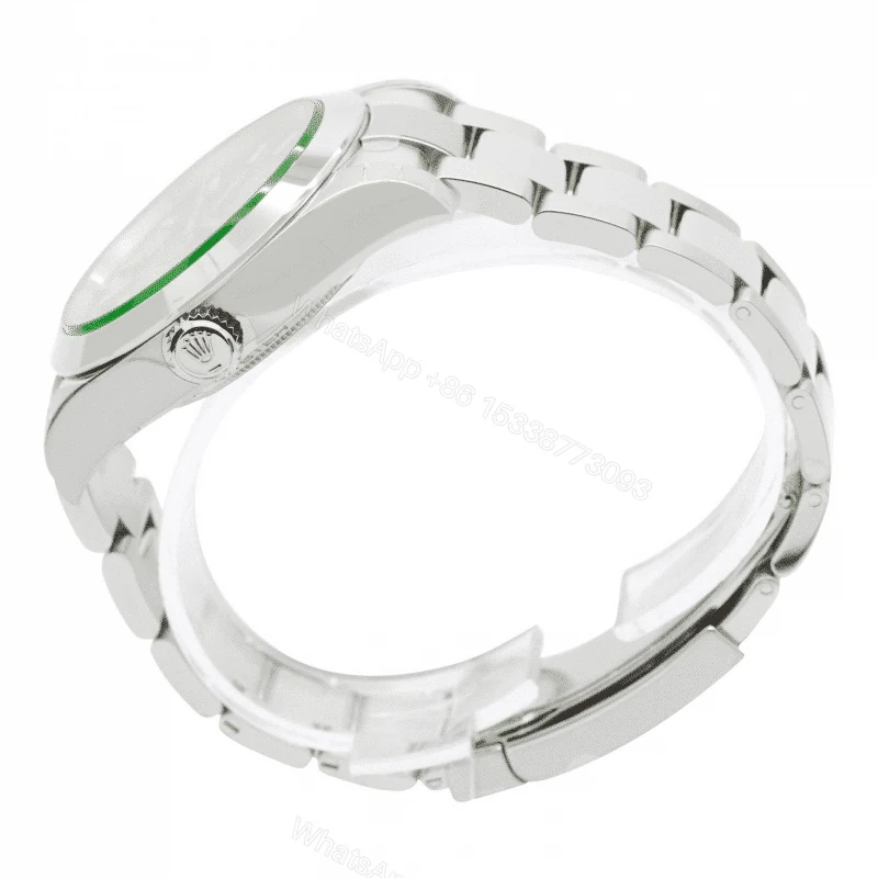 View 3 of Rolex Milgauss 116400GV Super Clone: Black Dial Green Crystal 40mm Oyster