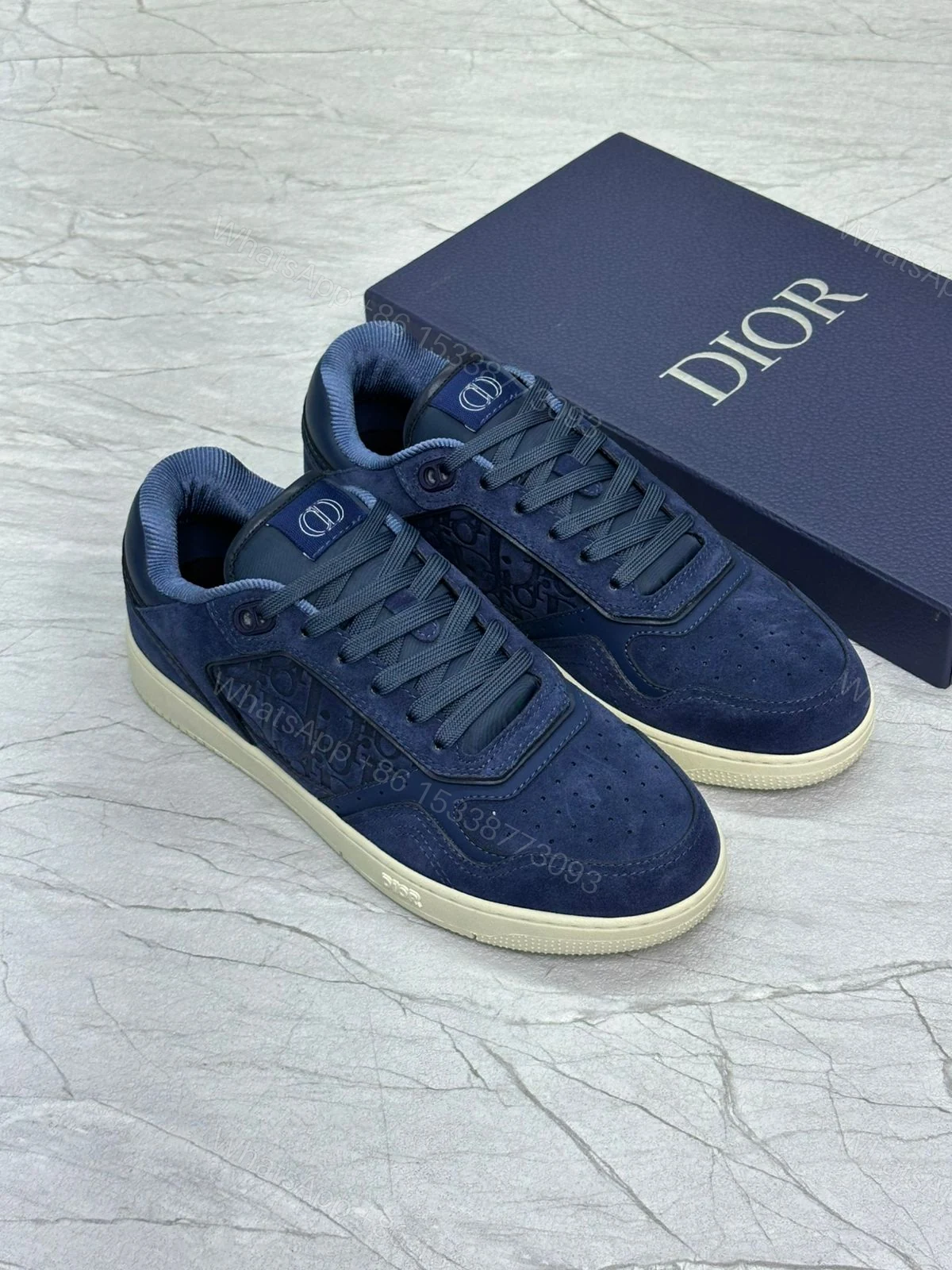 View 5 of Dior Beige Sneakers Replica