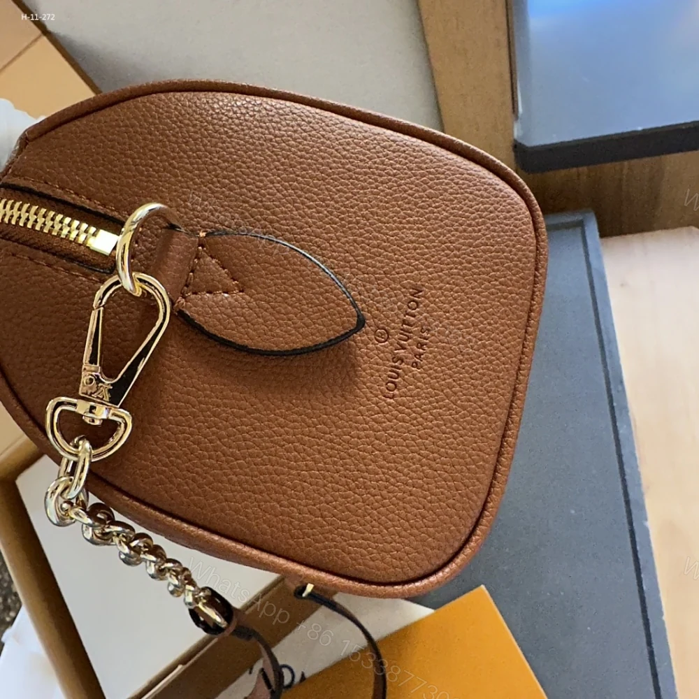 View 5 of Louis Vuitton Speedy Bandoulière 20 Cognac Brown 20Cm