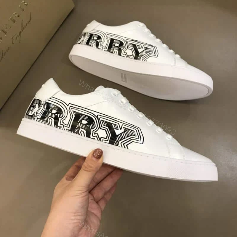 View 2 of BURBERRY LEATHER SNEAKERS – BBR8