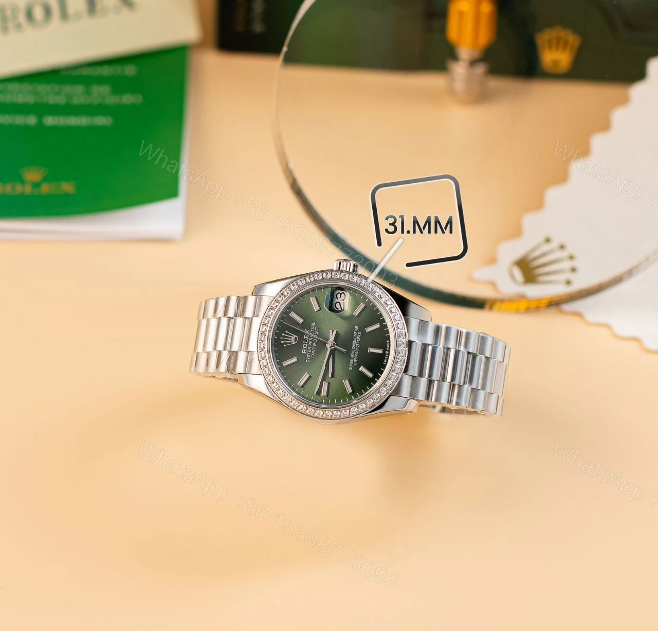 View 3 of Rolex Datejust 31 White Dial Jubilee Women’s Watch