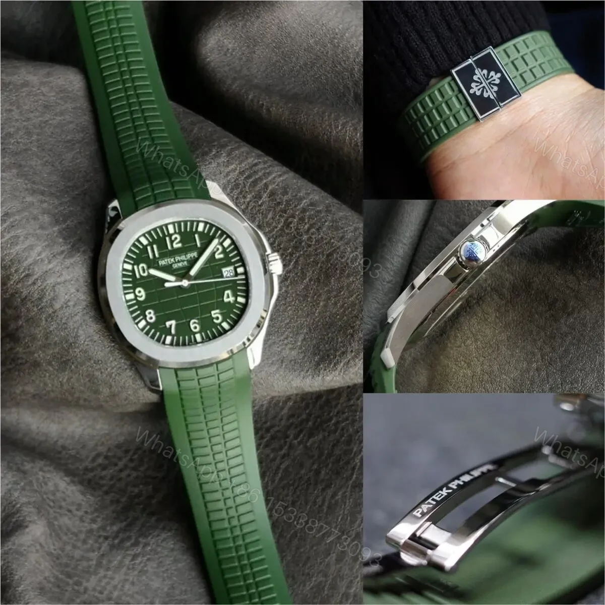 View 4 of Patek Philippe Aquanaut Green