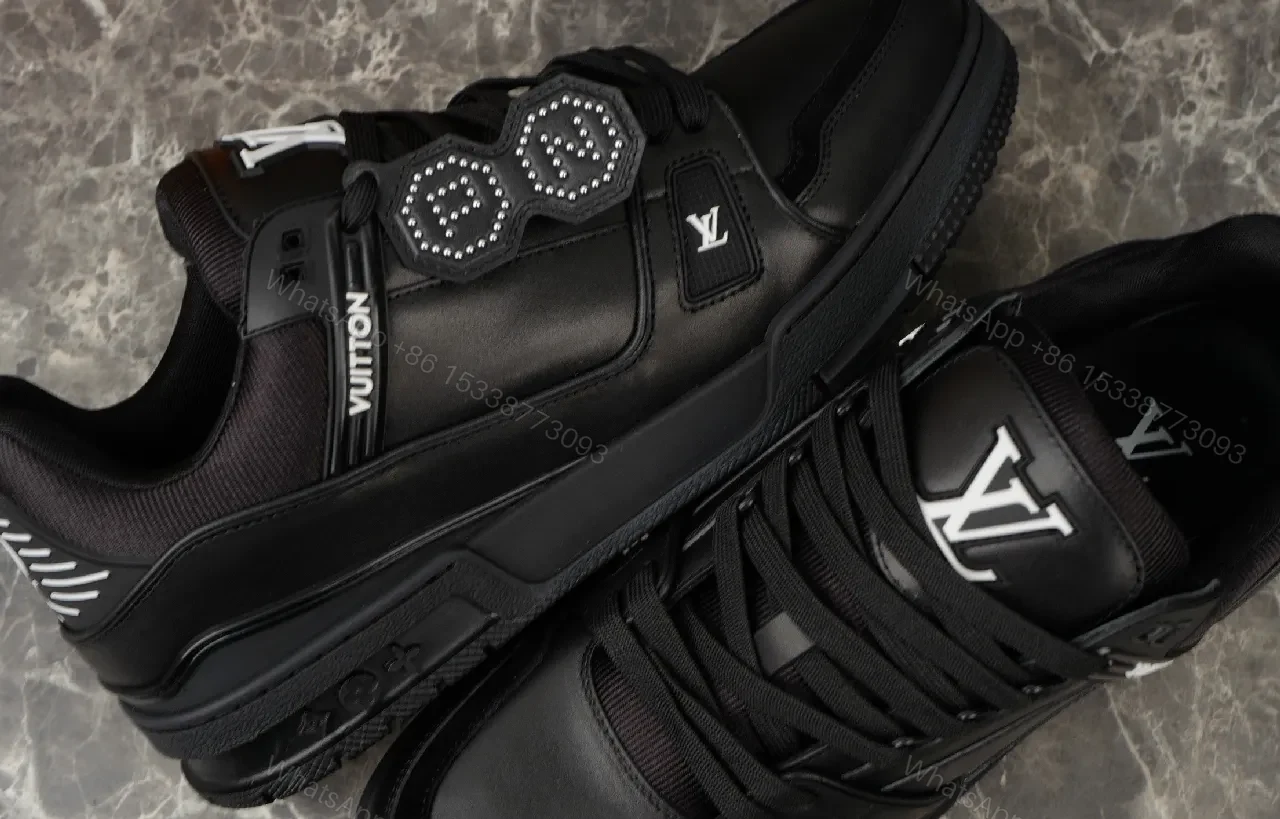 View 7 of Monochrome Leather Luxe Sneaker with All-Day Comfort