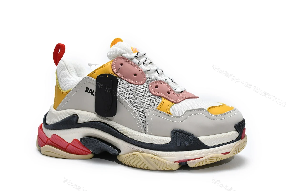 View 2 of Balenciaga Triple S White Light Pink 524038 W09O5 9035