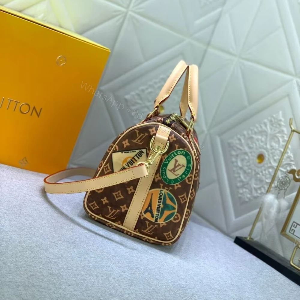 View 3 of Louis Vuitton Speedy Bandoulière 30 Other Monogram Canvas Autres Toiles 30Cm M47087